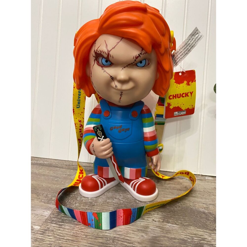 Chucky Universal Studios Good Guy Animated Popcorn Bucket NWT